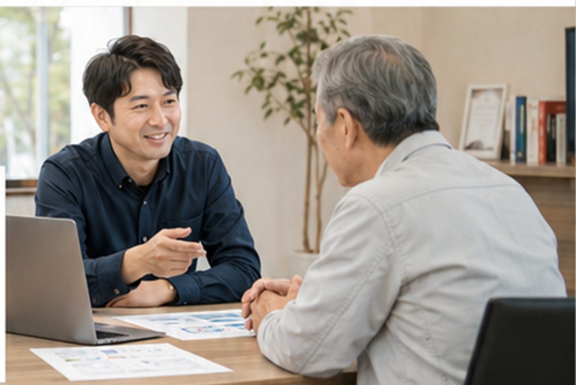 お客さまとの打ち合わせ